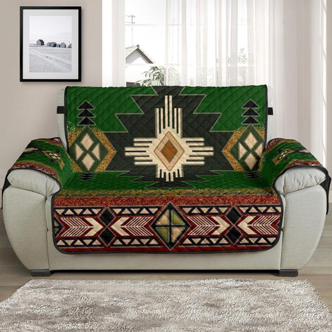 Southwest Green Symbol Native American 48" Chair Sofa Protector