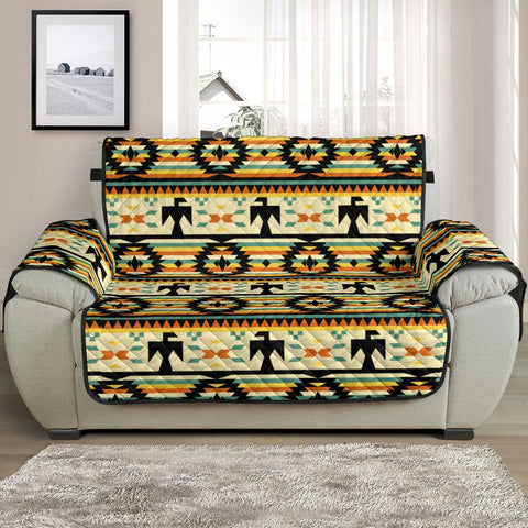 Thunderbird Yellow Native American Chair Sofa Protector