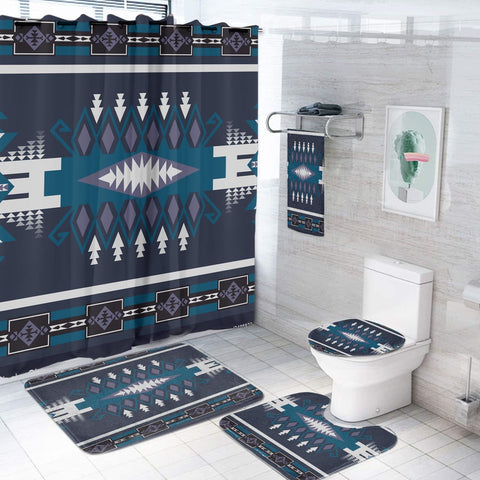 BS-00075 Pattern Native American Bathroom Set