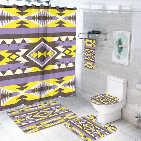 BS-000108 Pattern Native American Bathroom Set