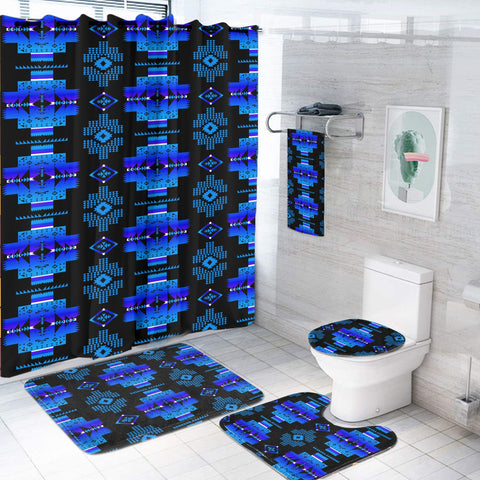GB-NAT00720-02 Pattern Native American Bathroom Set