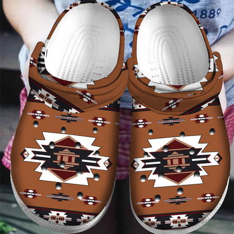 GB-NAT00012 United Tribes Native American Crocs Clogs Shoes
