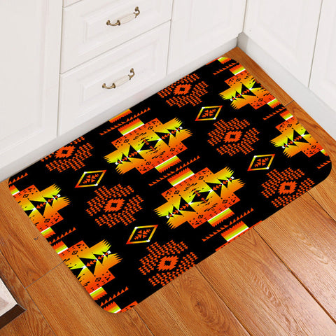 GB-NAT00720-06 Pattern Tribal Native Doormat