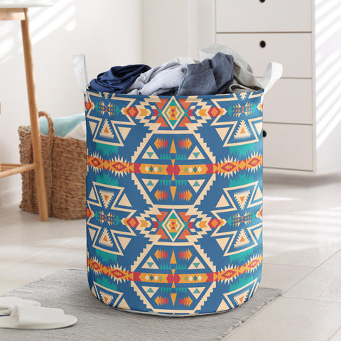 LB0035 Pattern Native American Laundry Basket