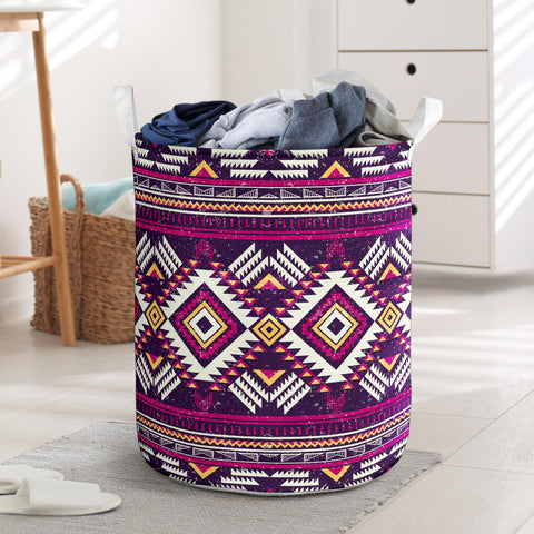 LB0012 Pattern Native American Laundry Basket