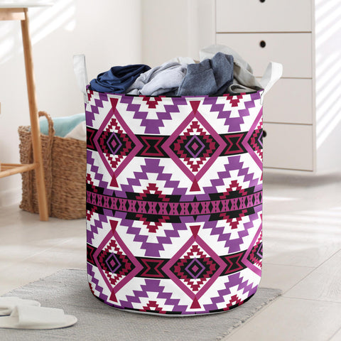 LB0024 Pattern Native American Laundry Basket