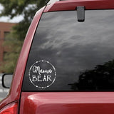Mama Bear Arrow Decoration Car Sticker