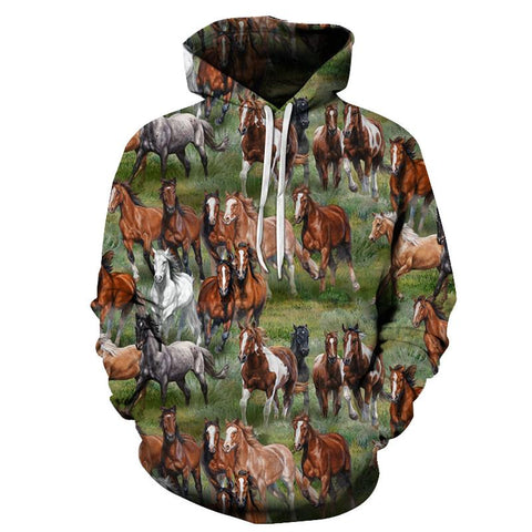 Horse Riding Native American Pride All Over Hoodie no link - Powwow Store
