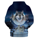 Wolf Native American All Over Hoodie - Powwow Store