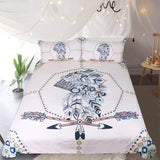 Tribal Indian Feathers Native American Bedding Set no link