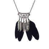 Five Feathers Dreamcatcher Native American Necklaces - ProudThunderbird
