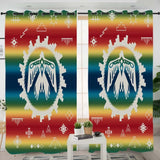 Thunderbird Rainbow Native American Pride Living Room Curtain