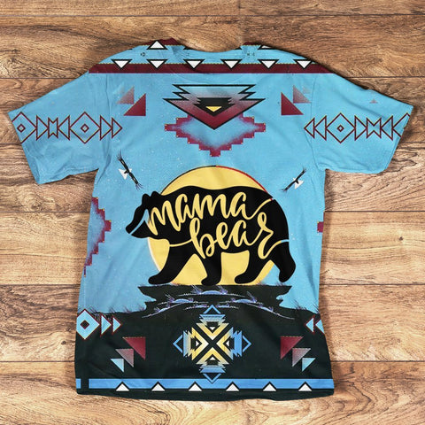 Mama Bear Tribe Art Native American 3D Tshirt