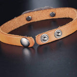 Punk Turquoises Leather Native American Bracelets