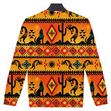 Kokopelli Myth Yellow Native American 3D Sweatshirt