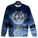 Wolves Native American 3D Sweatshirt - Powwow Store