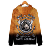 The End Of The Trail Native American All Over Hoodie no link - Powwow Store