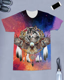 Native American Wolf Owl Eagle Dreamcatcher All-over T-Shirts