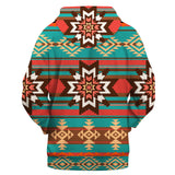 GB-NAT00320 Ethnic Ornament Seamless Pattern Native American All Over Hoodie
