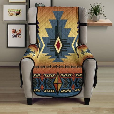 Tribe Blue Symbol Native American 23" Chair Sofa Protector