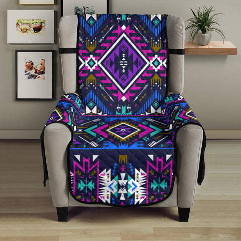 GB-NAT00380 Purple Tribe Pattern 23" Chair Sofa Protector