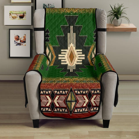 Southwest Green Symbol Native American 23" Chair Sofa Protector