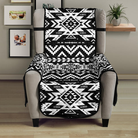 GB-NAT00441 Black Pattern Native 23" Chair Sofa Protector