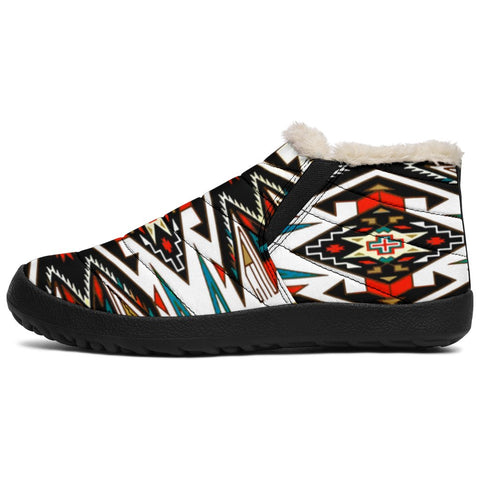Tribal Pattern Colorful Native American Winter Sneakers
