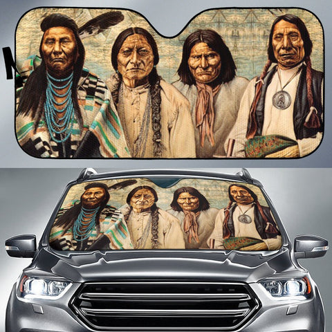 Native American Founding Fathers Auto Sun Shades no link