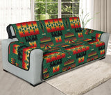 Green Tribal Native American 78 Chair Sofa Protector