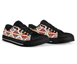 White Native Tribes Native American Low Tops Shoes