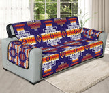 Purple Native Tribes Pattern Native American 78 Chair Sofa Protector
