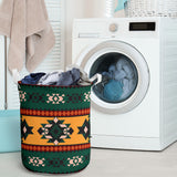 GB-NAT00408 Aztec Geometric Pattern Laundry Basket