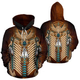 Owl Dreamcatcher Breastplate Native American All Over Hoodie
