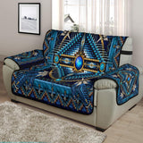 Mandala Blue Native American Chair Sofa Protector