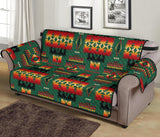 Green Tribal Native American 70" Chair Sofa Protector