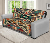 Orange Native Tribes Pattern Native American 70 Chair Sofa Protector
