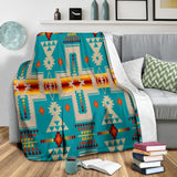 GB-NAT00062-BLAN -05 Turquoise Tribe Design Native American