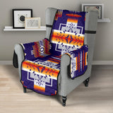 Purple Native Tribes Pattern Native American 23 Chair Sofa Protector