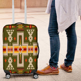 GB-NAT00062-12 Green Tribe Design Native American Luggage Covers