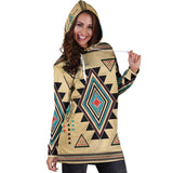 Southwest Symbol Native American Hoodie Dress