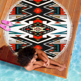 Tribal Colorful Native American Pride Beach Blanket
