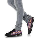 Purple Native Tribes Native American Low Tops Shoes