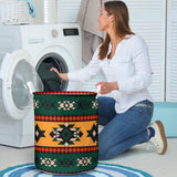 GB-NAT00408 Aztec Geometric Pattern Laundry Basket
