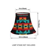 Black Navajo Pattern Native American Bell Lamp Shade no link