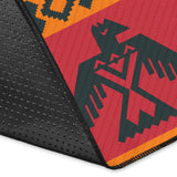 Red Thunderbird Native American Design Area Rug no link