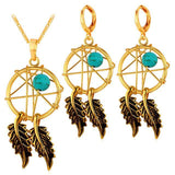 Dream Cather Necklace Earrings - ProudThunderbird
