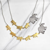 Mama Bear With Child Necklace Design