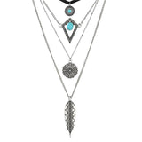 Indian Native American Jewelry - Choker Necklace - ProudThunderbird
