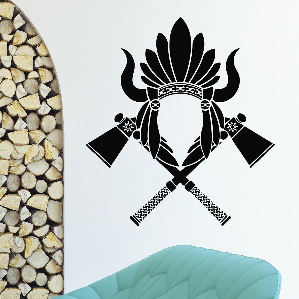 Native Amrican Indian Tribal Wall Decal